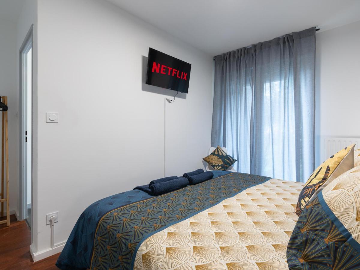 Apartament Le Phenix - Hypercentre 16 Personnes Garage Gratuit Wifi Jardin Barbecue Proche Parc Tete D'Or Villeurbanne Zewnętrze zdjęcie